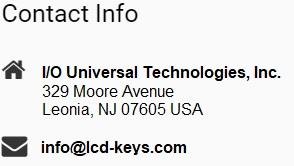contact info